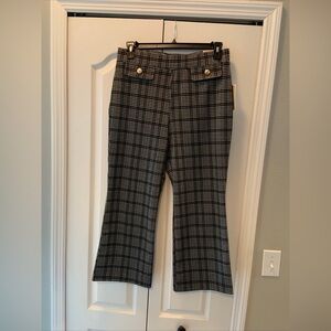 Michael kors ladies crop flare pull on pants size large